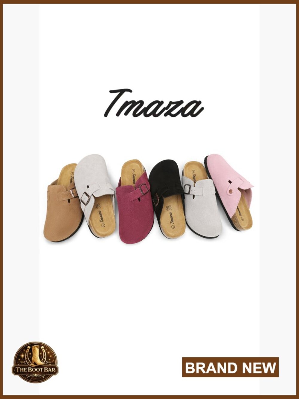 Memory Foam Orthopedic Clogs - Arch Support Cork Footbed - Closed Toe - - Picture 7 of 7